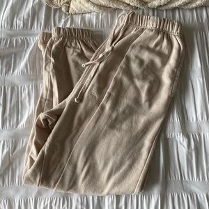 Beige Garage Sweatpants